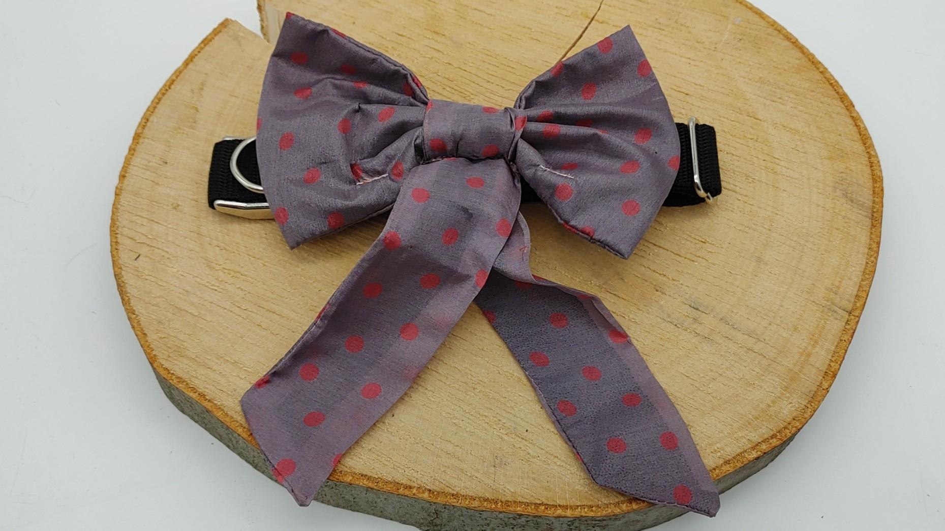 Masni kutyáknak, egy lányosabb verziója a csokornyakkendőknek