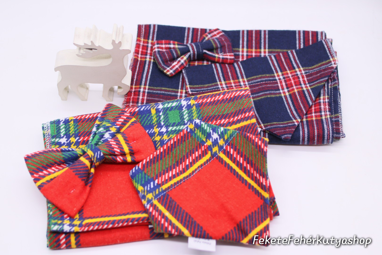 Kutya-gazdi szett, körsál gazdiknak, kutyakendő vagy csokornyakkendő kutyusoknak