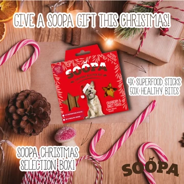 SOOPA Christmas Selection Box - Vörösáfonya-Édesburgonya