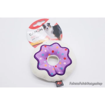 Sípolós Blueberry Purple Cuki Plüss Fánk Kutyajáték - Camon