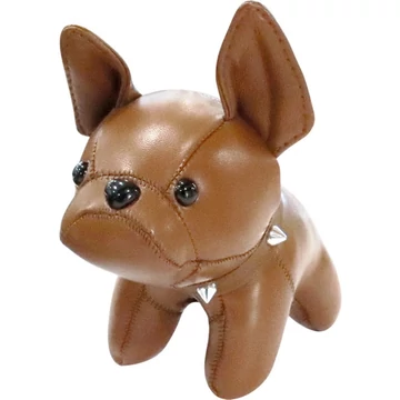 Nagy Francia Bulldog-os Kulcstartó - Croci - Barna