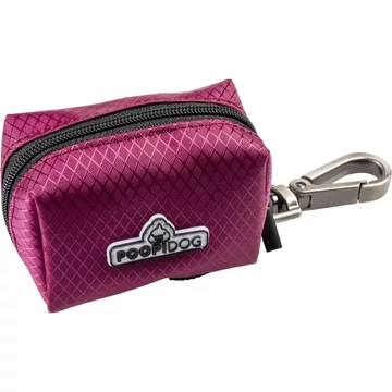 Poopidog Fényvisszaverős Cipzáras Metálos Lila Kutya Kakizacsi Tartó - Duvoplus