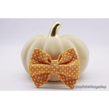 Mustársárga pöttyös csokornyakkendő kutyáknak