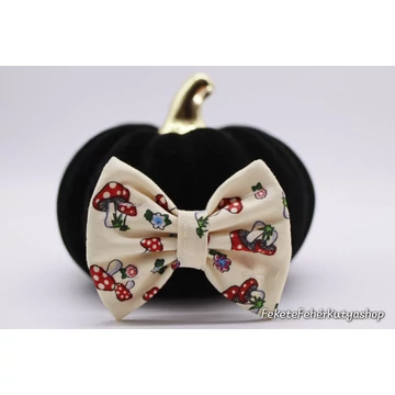 Piros kis gombás csokornyakkendő kutyáknak