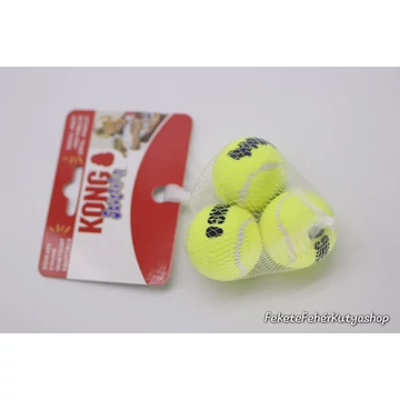Kong Squeakair Sípolós Teniszlabda Kutyáknak - 3 db -XS-es