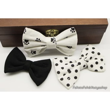 Black n White 3 db-os Csokornyakkendő Csomag Kutyáknak