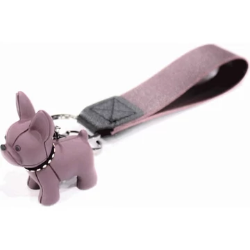 Bulldog-os Kulcstartó - Croci - Rózsaszín
