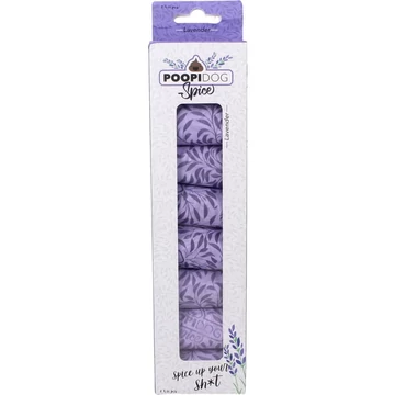 Poopidog Spice Levendula Illatú Kakizacsi Csomag - 8 Rollni - 120 db 