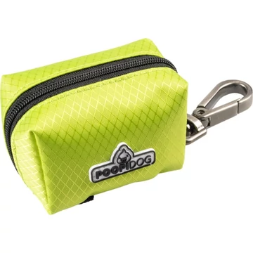 Poopidog Fényvisszaverős Cipzáras Metálos Neon Zöld Kutya Kakizacsi Tartó - Duvoplus