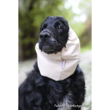 Bézs Extra Vízlepergetős Fülvédő Kutyáknak, Spánielnek - 4-es méret