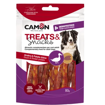 Camon Kacsa-Édesburgonya Csíkok -80 g
