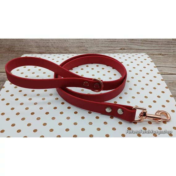 Vízálló, Biothane póráz -Red Velvet - Bordó