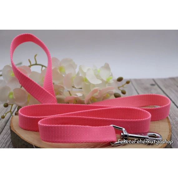 Erősített Neon Pink - Rózsaszín Póráz