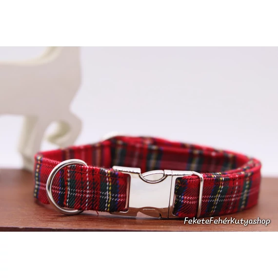 The Classic Red Tartan - Klasszikus Piros Skót Kockás Nyakörv