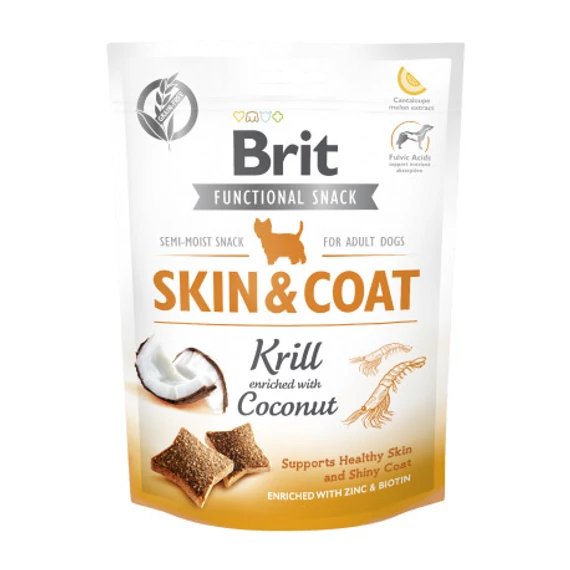 Brit Care Functional Snack SKIN & COAT jutalomfalat kutyáknak