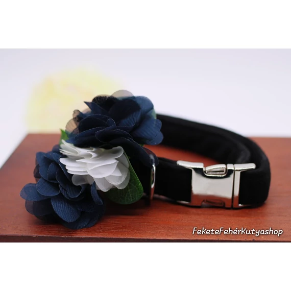 Virágdísz Kutyáknak Nyakörvre, Pórázra -Mid - Organza Flowers