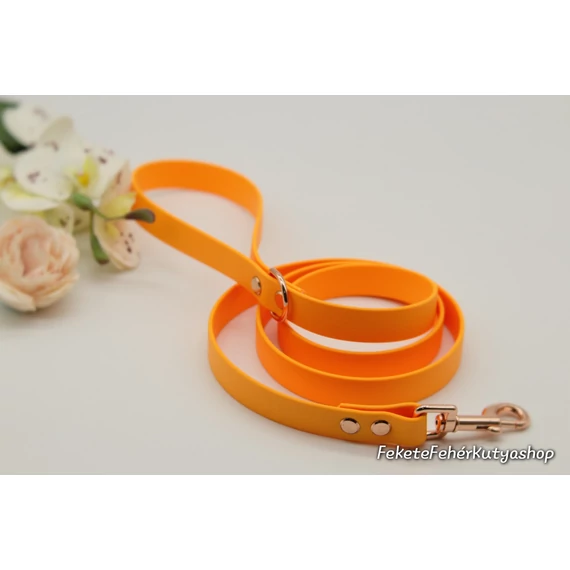 Vízálló, Biothane póráz - Vivid Apricot Delight - Sárgabarack Szín