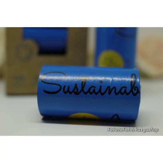Környezetbarát Kakizacsi Csomag The Sustainable People - 8 Rollni - 120 db -Illatmentes - Kék