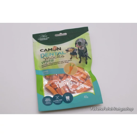 Camon Dental Snacks - Vegetal Gluténmentes Rogós Sárgarépa Falatok