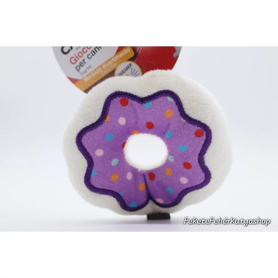 Sípolós Blueberry Purple Cuki Plüss Fánk Kutyajáték - Camon