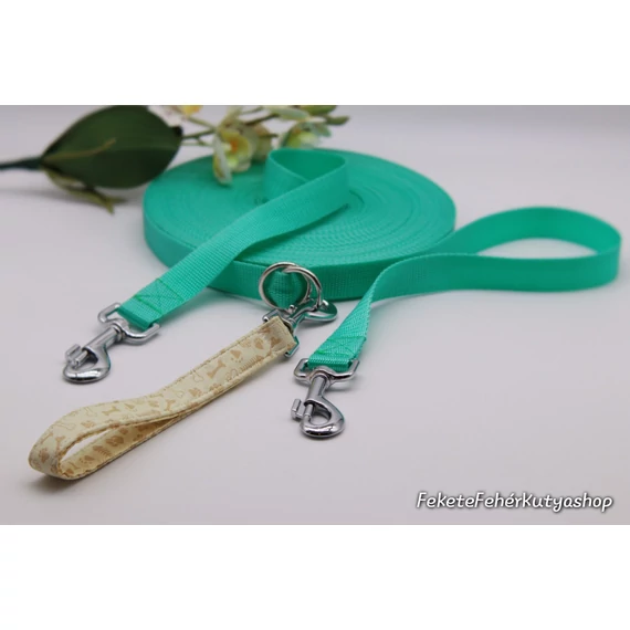 Páros Longline Póráz Dupla Karabinerrel Két Kutyusnak - 5-25 Méteres