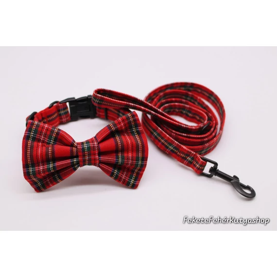The Classic Red Tartan - Klasszikus Piros Skót Kockás Póráz