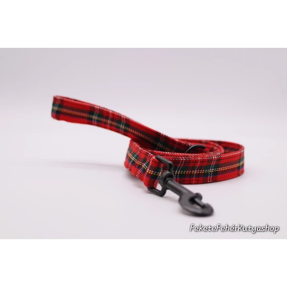 The Classic Red Tartan - Klasszikus Piros Skót Kockás Póráz
