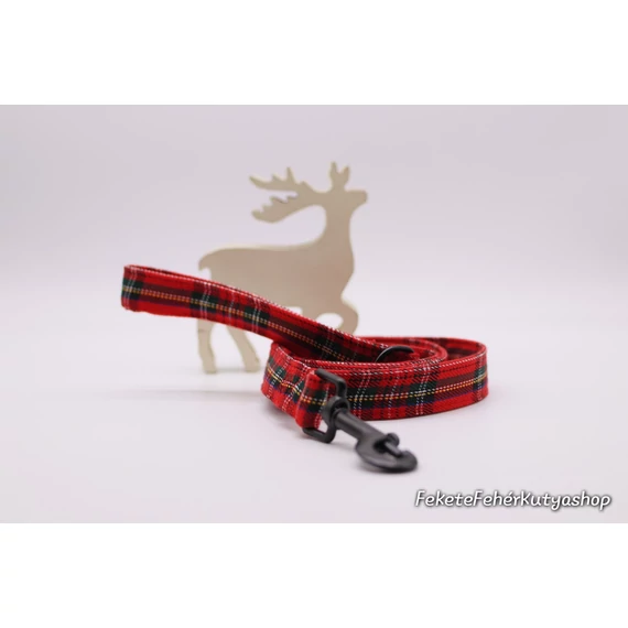 The Classic Red Tartan - Klasszikus Piros Skót Kockás Póráz
