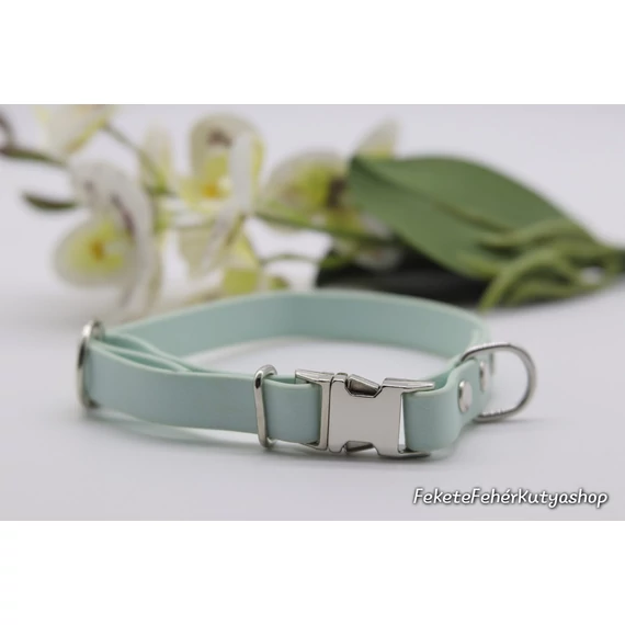 Vízálló, Biothane nyakörv -Cool as Ice - Jégkék