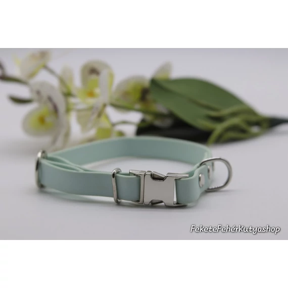 Vízálló, Biothane nyakörv -Cool as Ice - Jégkék