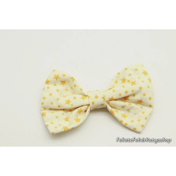 Karácsonyi csillag mintás csokornyakkendő kutyáknak