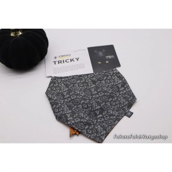 Halloween-i Tricky Double Kétoldalas Kutyakendő - Croci