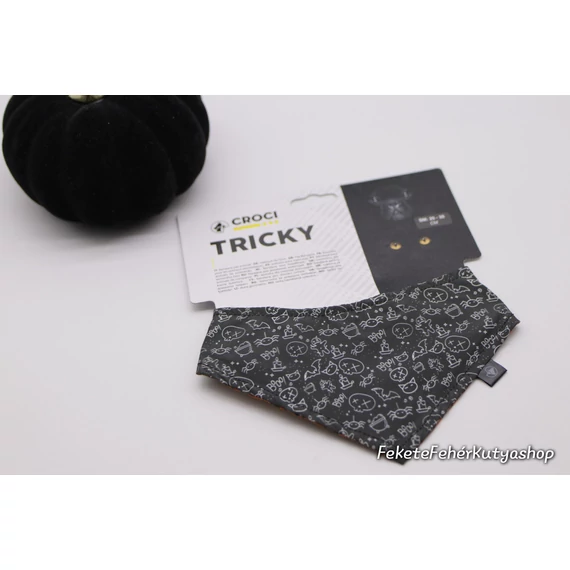 Halloween-i Tricky Double Kétoldalas Kutyakendő - Croci