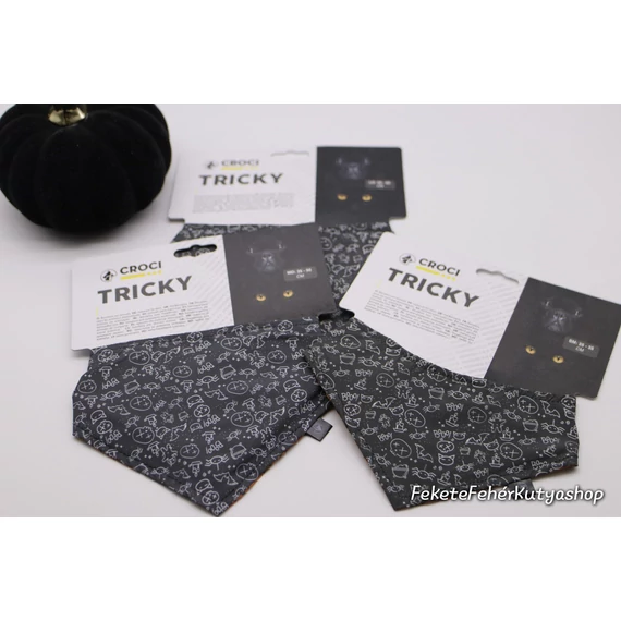 Halloween-i Tricky Double Kétoldalas Kutyakendő - Croci