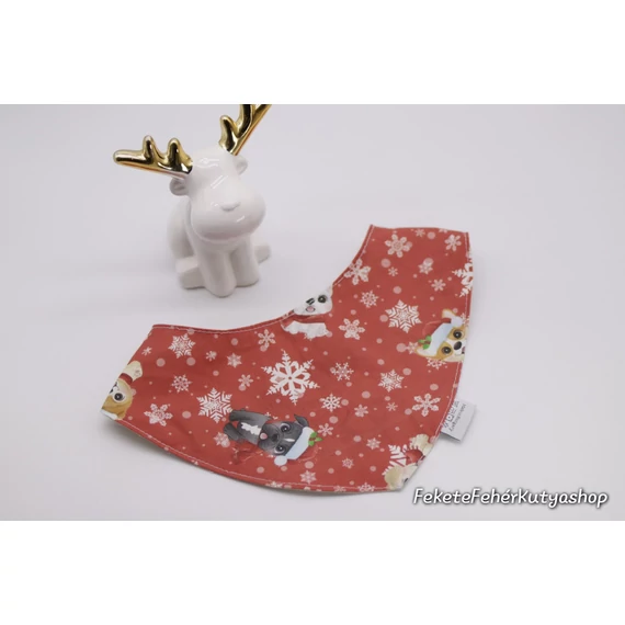 Christmas Puppies and Snowflakes - Karácsonyi Kis Kutyusok és Hópihék Kutyakendő