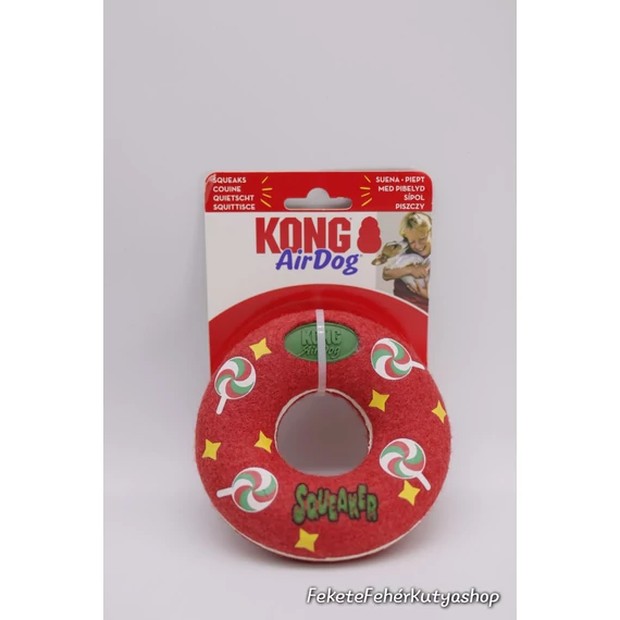 Kong Holiday Airdog Fánk - Sípoló Karika Kutyajáték