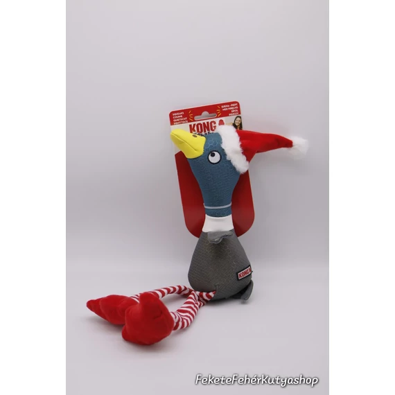 Kong Holiday Shakers Shimmy Mallard Sípoló, Zizegő Plüss Vadkacsa Limitált Karácsonyi Kiadás