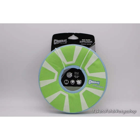 Chuckit! ZipFlight Max Glow Frizbi - Világítós Frizbi Kutyáknak