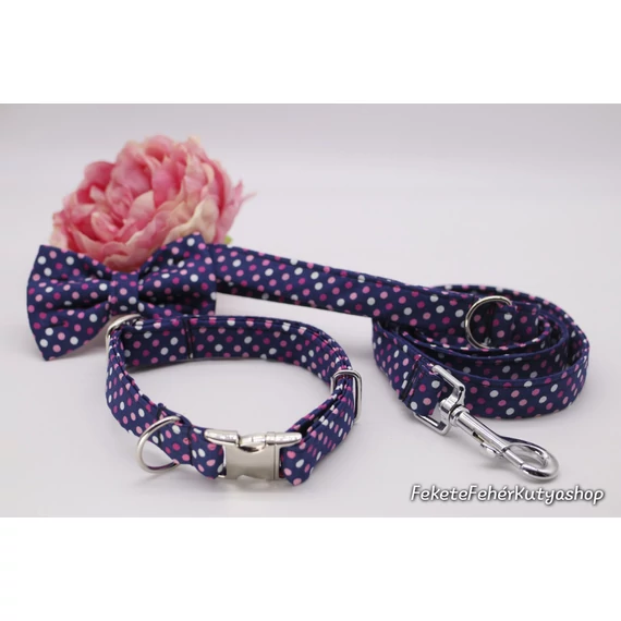 Swiss Polka Dots - Pöttyös Kutya Nyakörv
