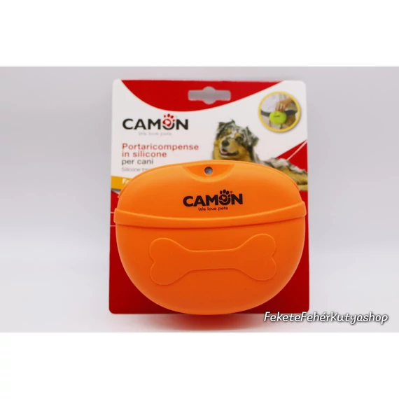 Camon Mágneses Szilikon Jutalomfalat Tartó - Neon-Narancs