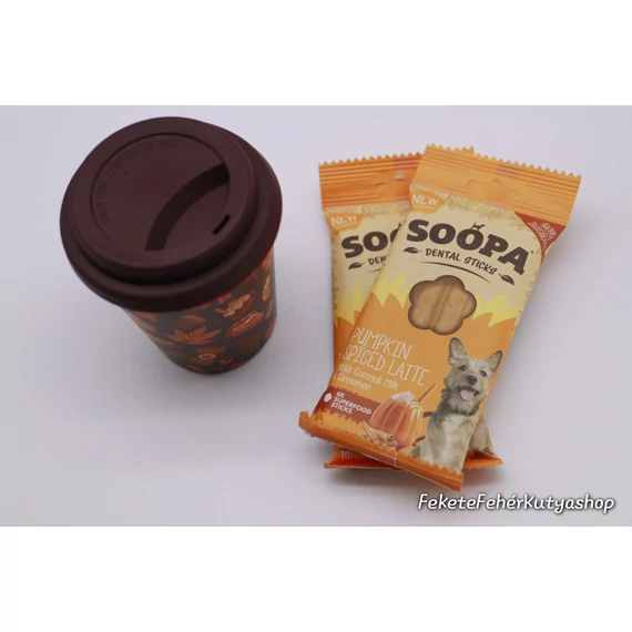 Soopa Dental Sticks - Pumpkin Spiced Latte - Fogtisztító Jutalomfalat