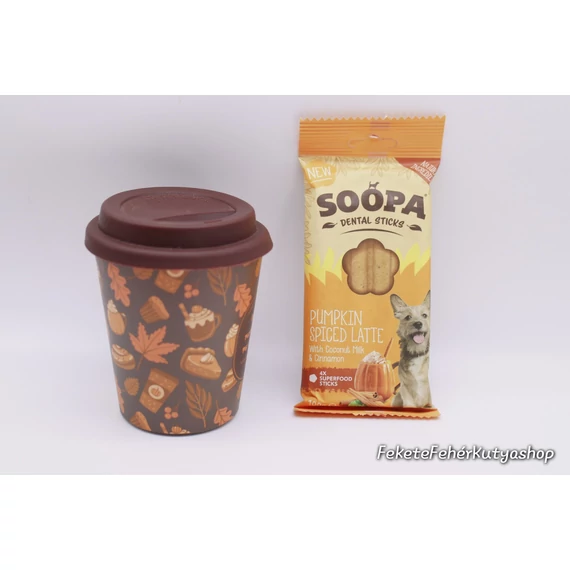 Soopa Dental Sticks - Pumpkin Spiced Latte - Fogtisztító Jutalomfalat