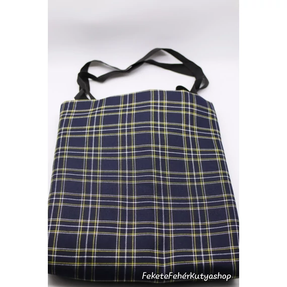 Darkest Blue Tartan - Sötétkék Skót Kockás Válltáska