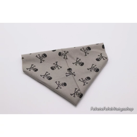 Olive Skulls and Bones - Koponyás-Csontos Kutyakendő, Bandita Kendő