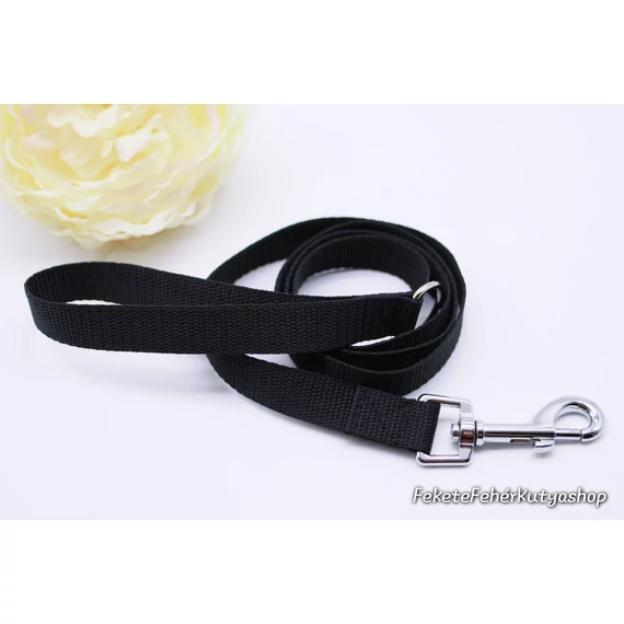 Elegant Black - Fekete Színű Póráz