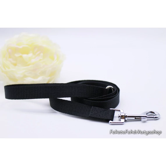 Elegant Black - Fekete Színű Póráz