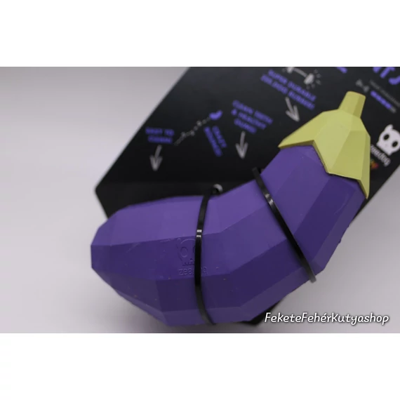 Zee.Dog Super Veggies - Eggplant - Padlizsán Jutalomfalattal Tölthető Kutyajáték