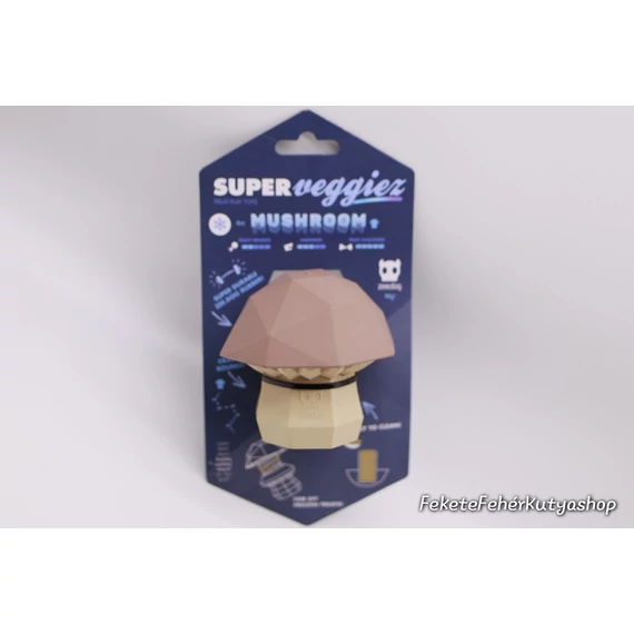 Zee.Dog Super Veggies - Mushroom - Gomba Jutalomfalattal Tölthető kutyajáték