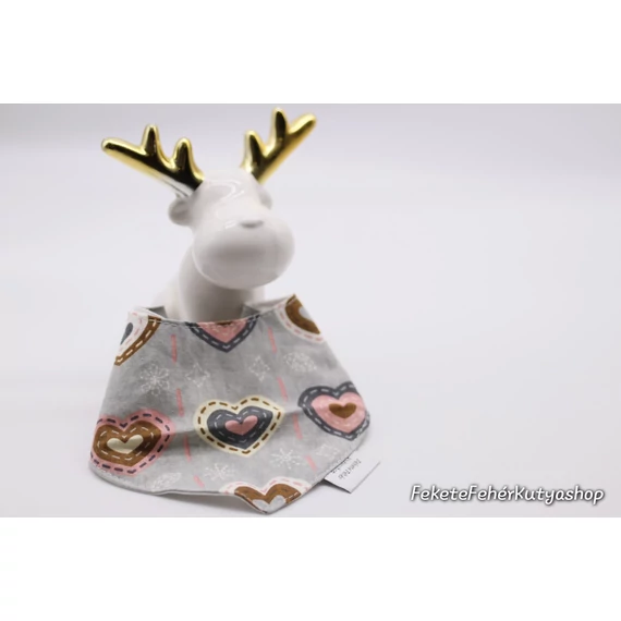 Gingerbreads Hearts- Mézeskalács Szívek - Kutyakendő, Bandita Kendő