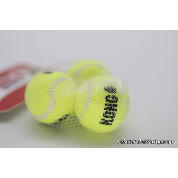 Kong Squeakair Sípolós Teniszlabda Kutyáknak - 3 db -XS-es